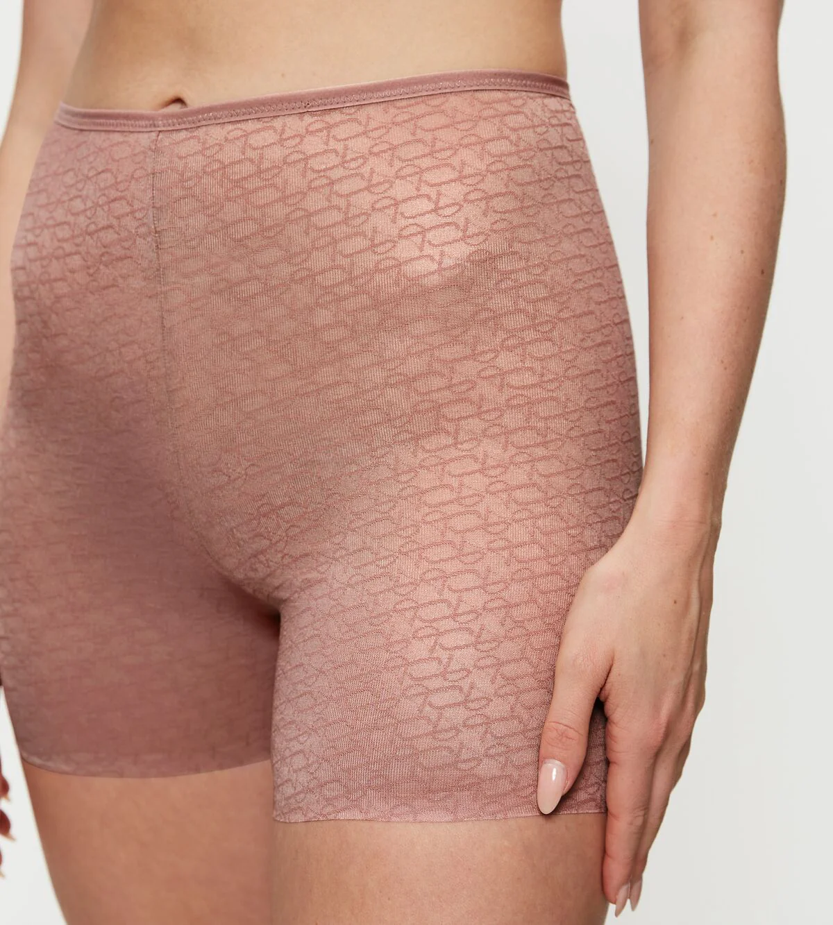 Shorty Couvrant Triumph Signature Sheer Shorts - Toasted Almond - Image 5