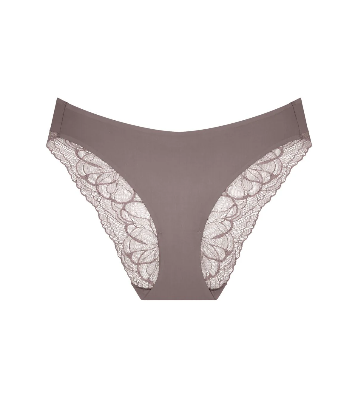 Slip Échancré Body Make-Up Illusion Lace Highleg Tai - Pigeon Grey - Image 5