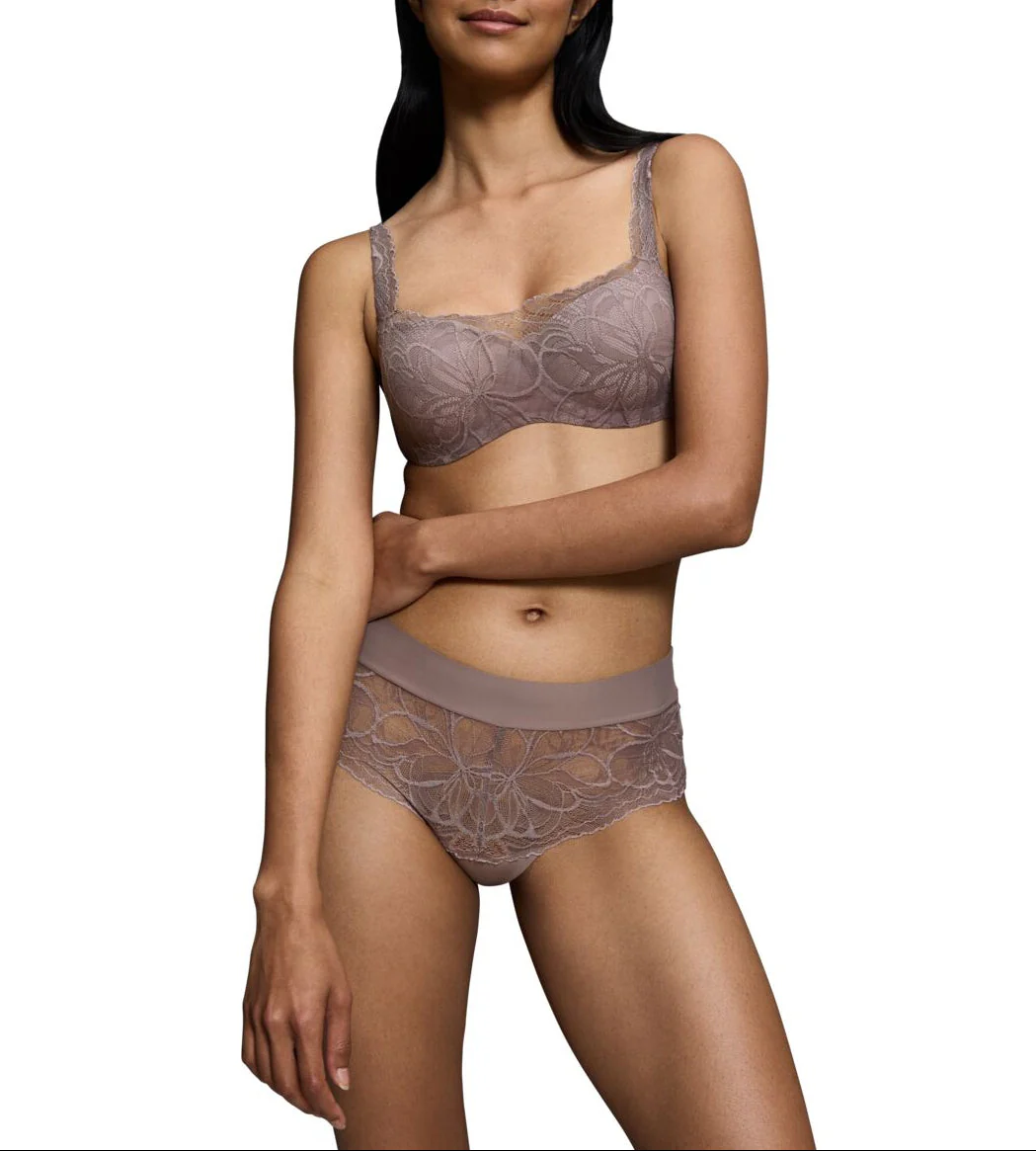 Balconnet Ampliforme Body Make-Up Illusion Lace Balconette - Pigeon Grey - Image 6