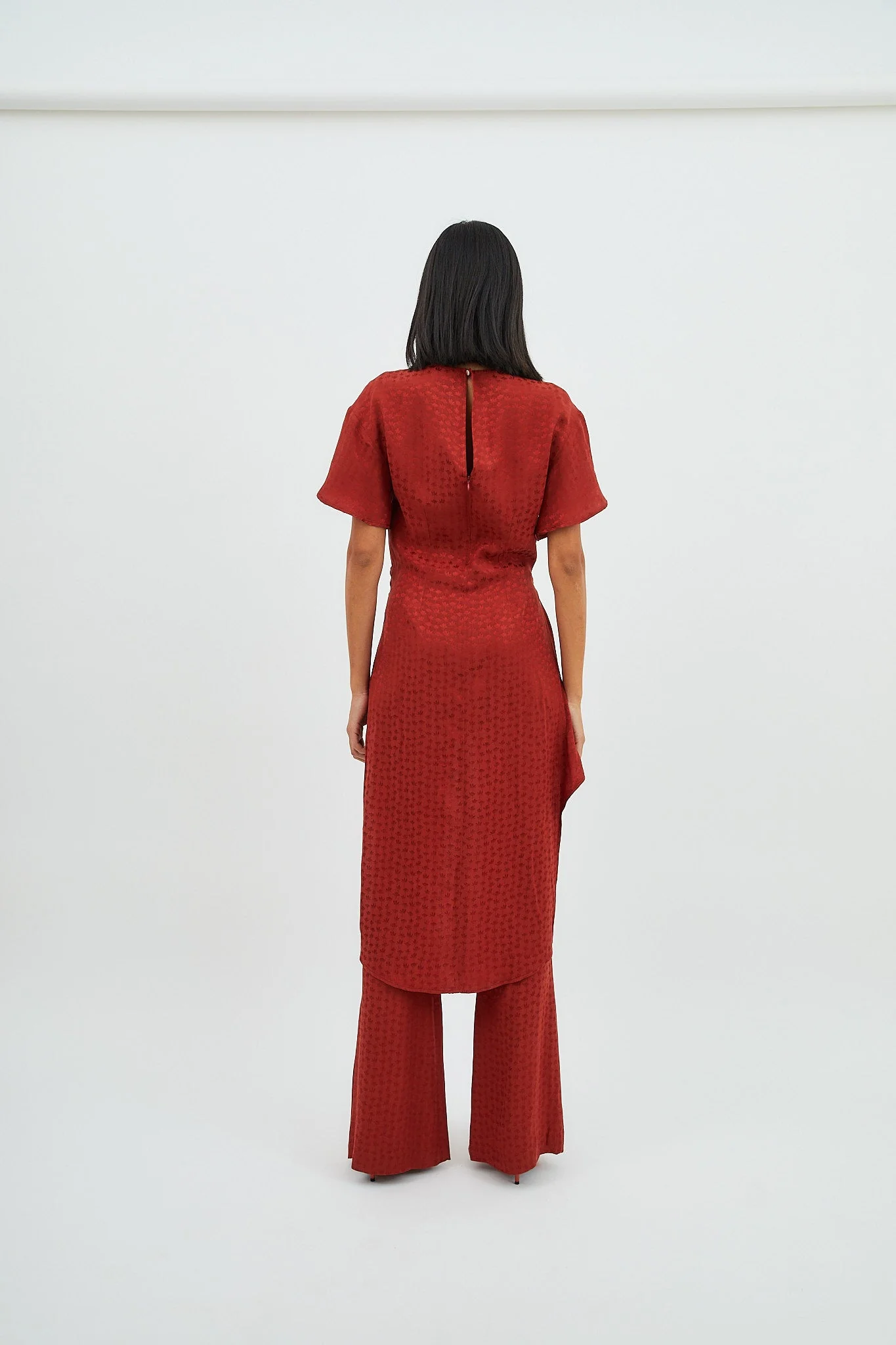 Chemise Camila Jcq Mini Flor Teja - Image 6