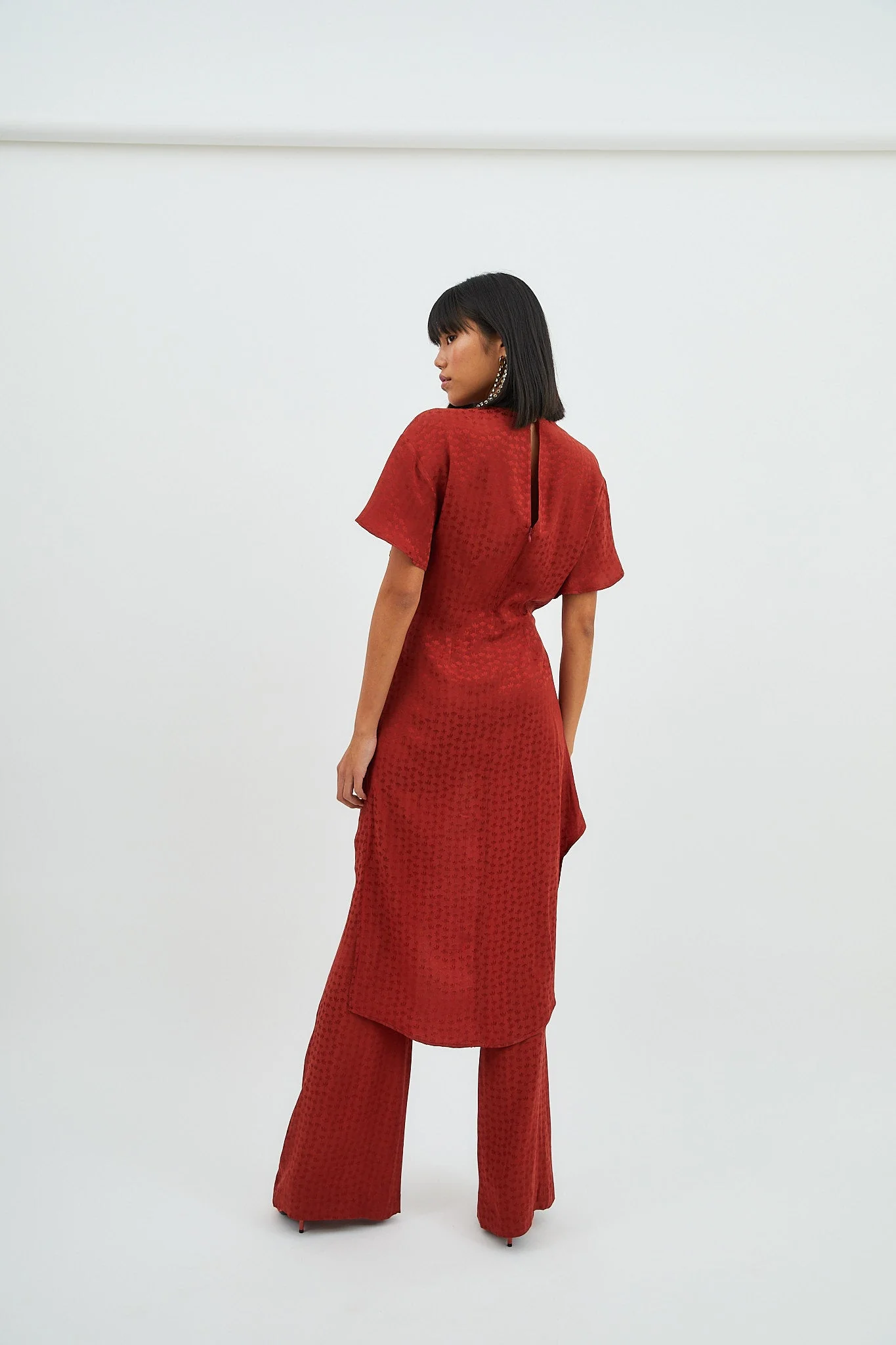 Chemise Camila Jcq Mini Flor Teja - Image 7