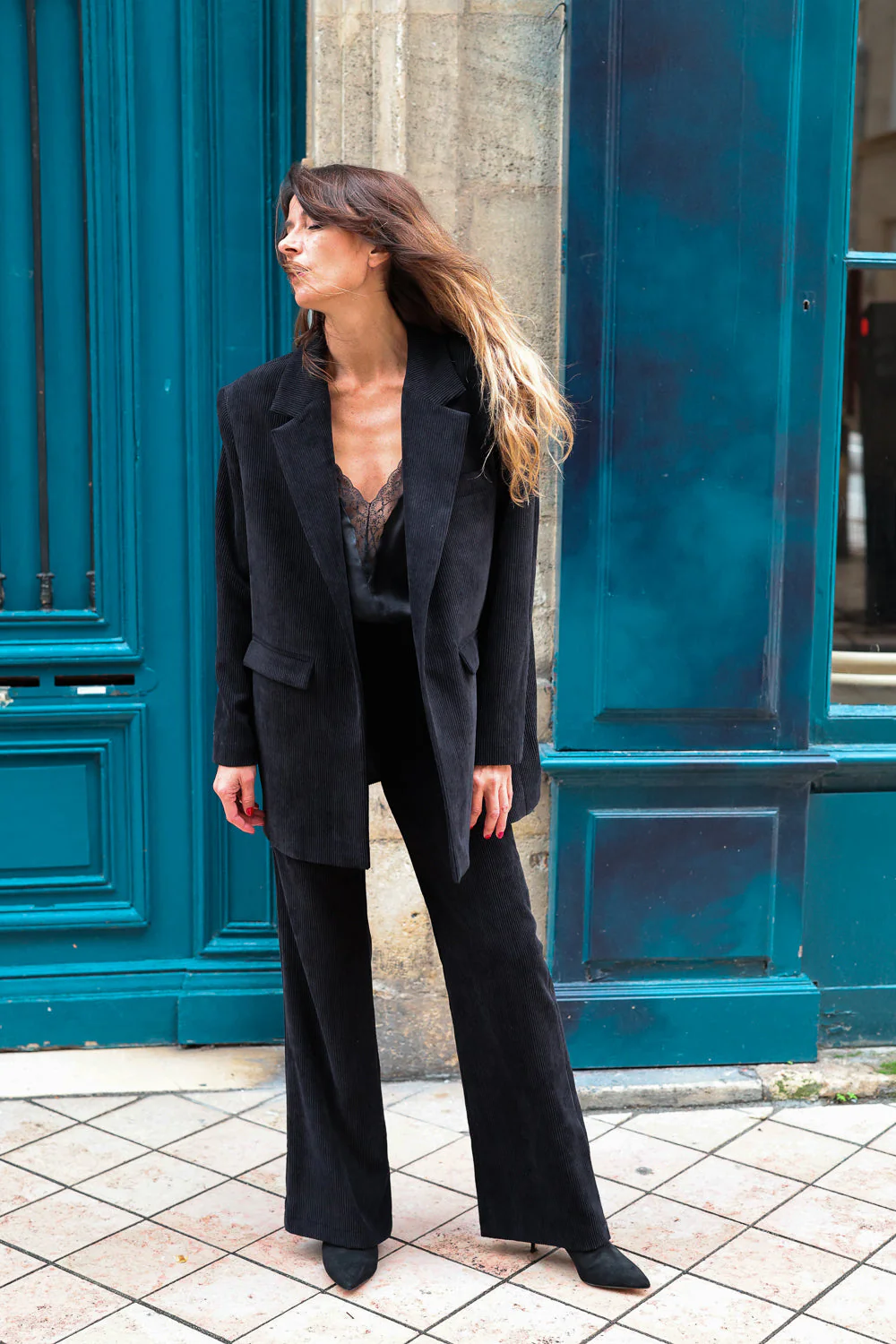 Veste Chica Velours - Noir - Image 11