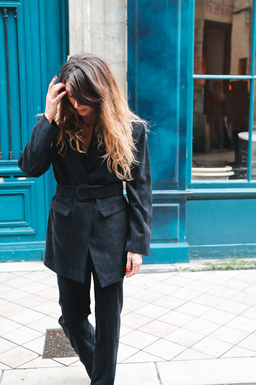 Veste Chica Velours - Noir - Image 2