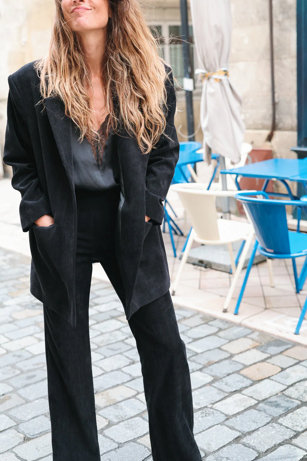 Veste Chica Velours - Noir - Image 3