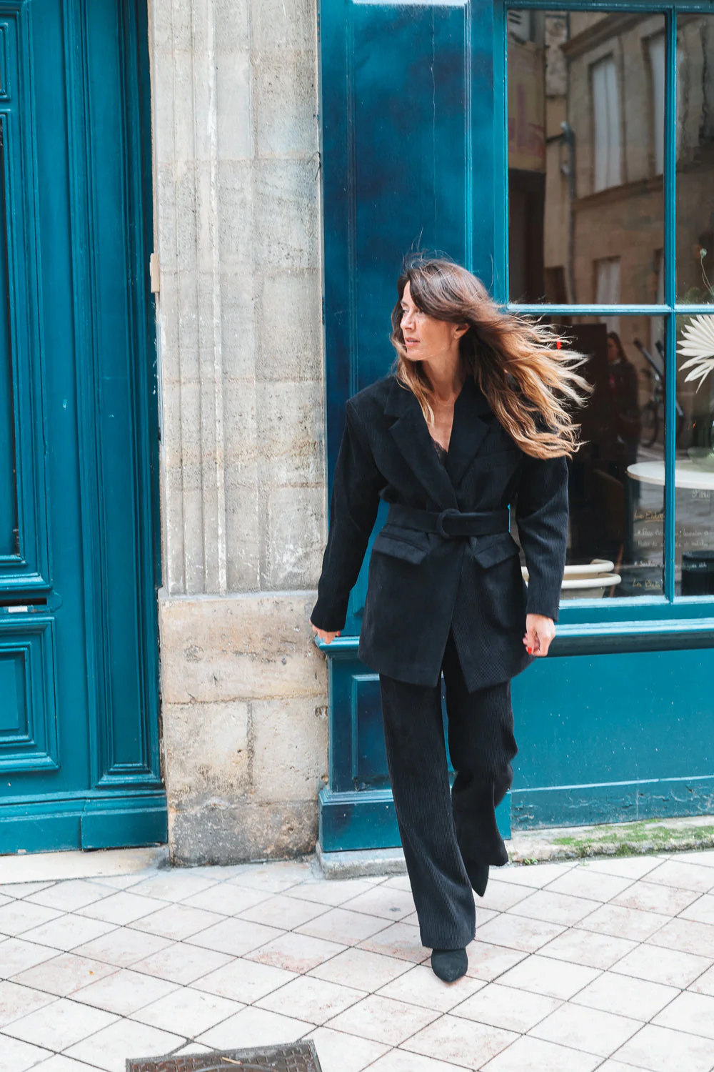 Veste Chica Velours - Noir - Image 5