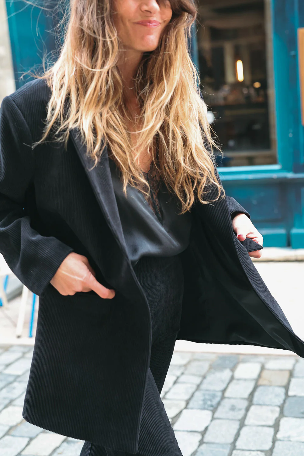 Veste Chica Velours - Noir - Image 6