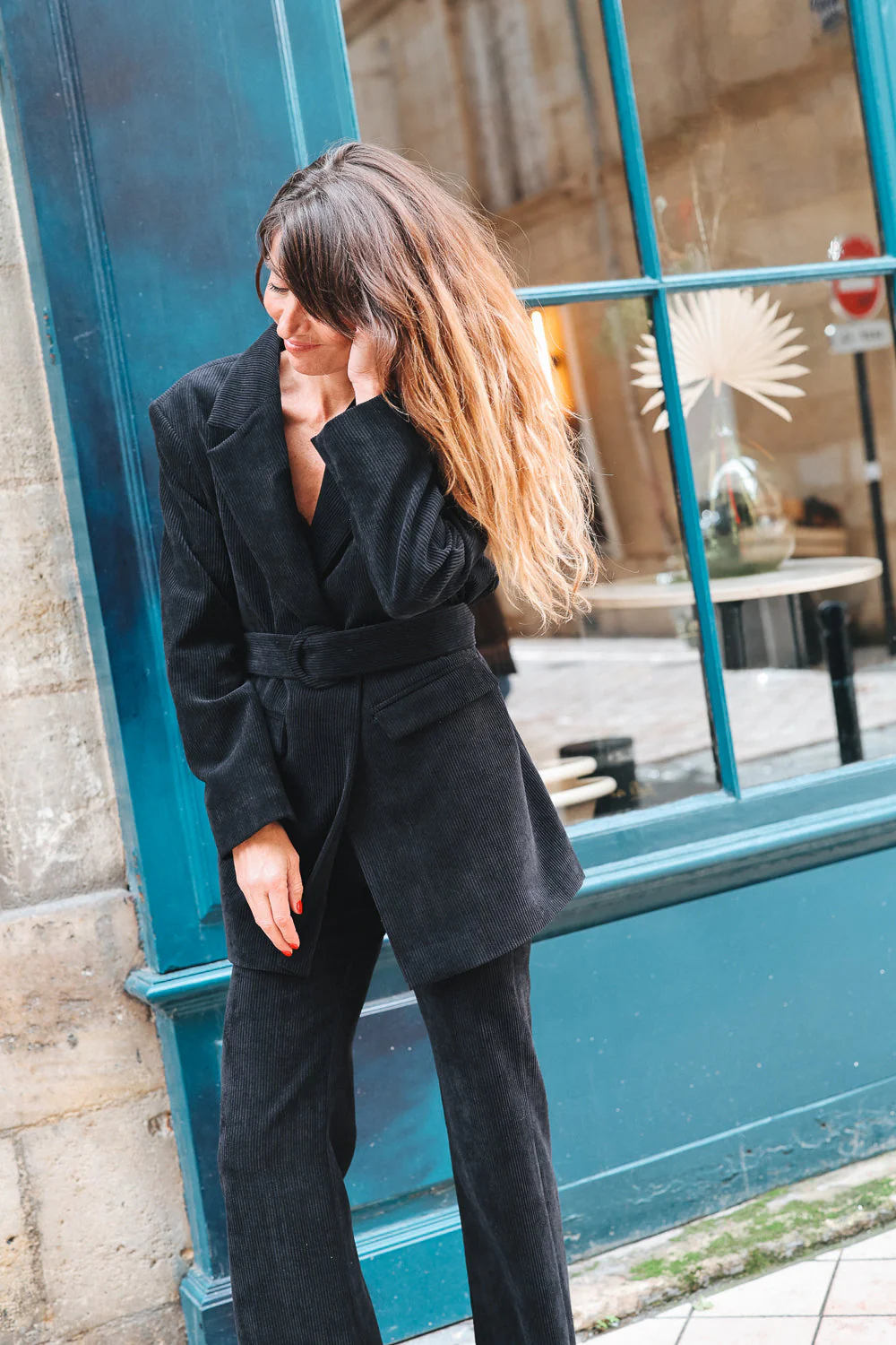 Veste Chica Velours - Noir - Image 8