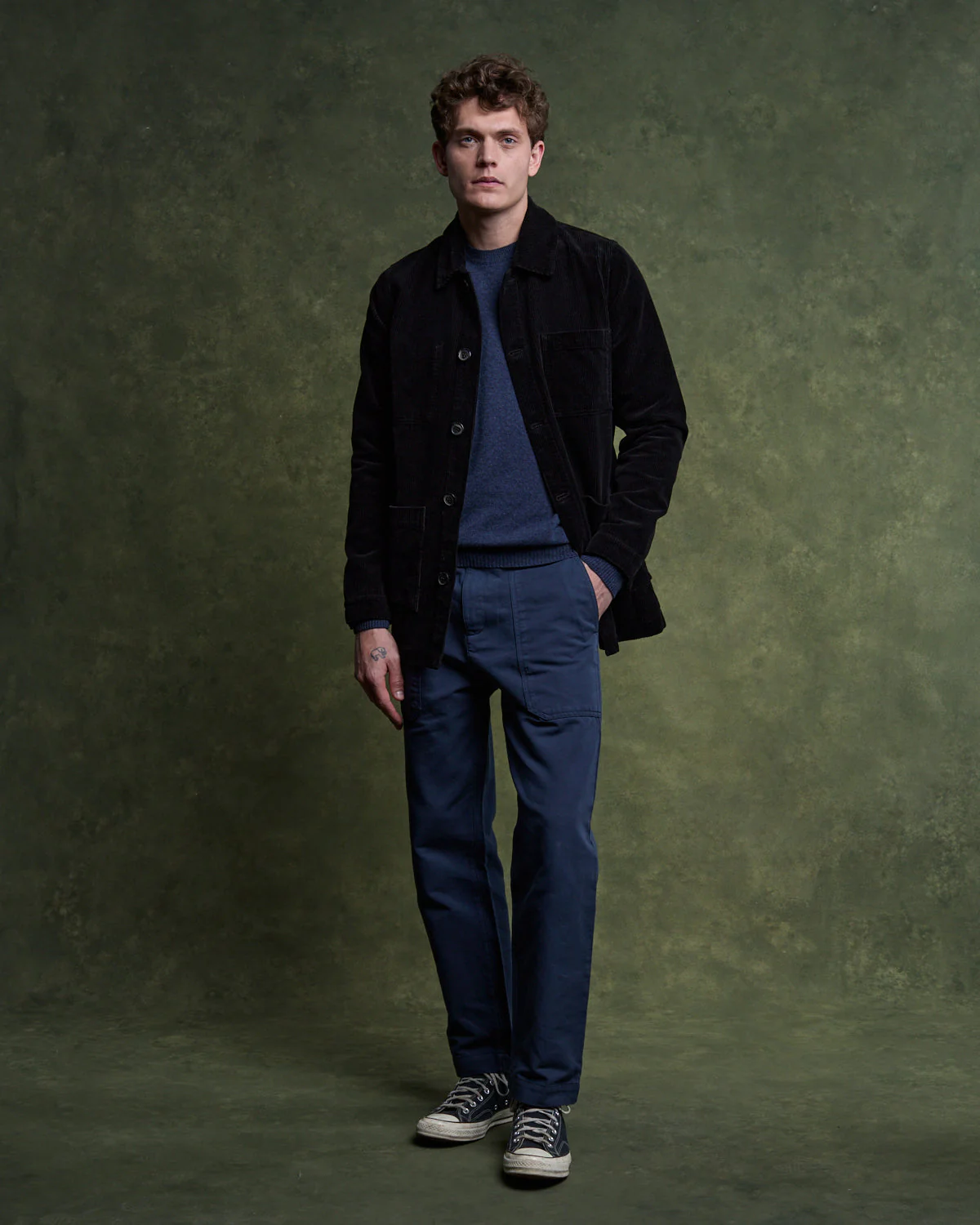 Veste De Peintre Esteve - Noir Onyx - Image 3
