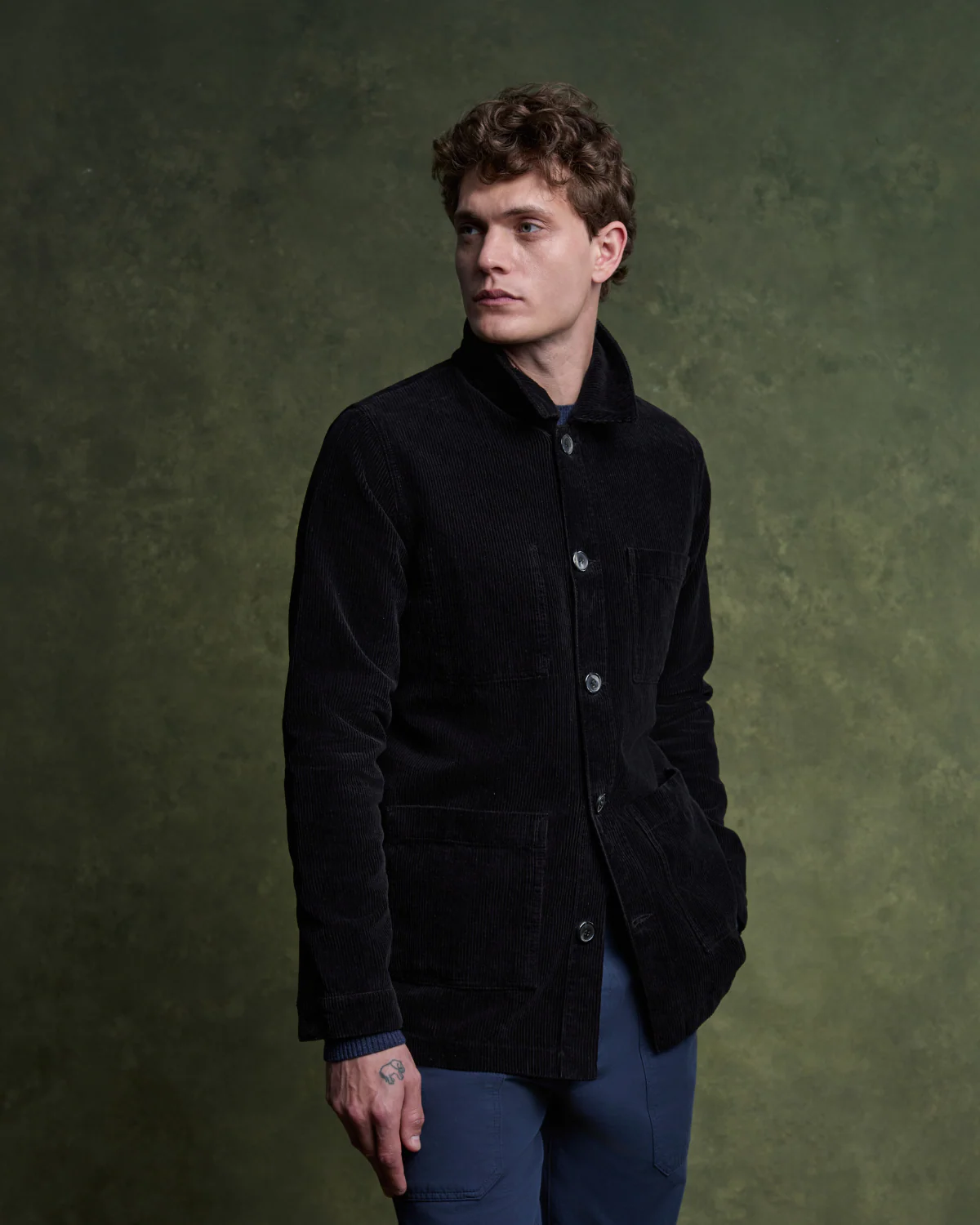 Veste De Peintre Esteve - Noir Onyx - Image 6