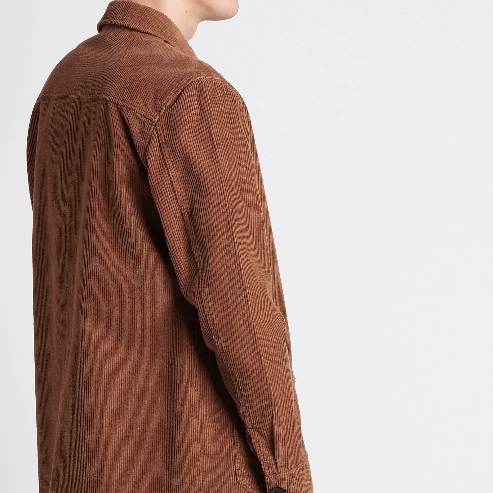 Maison Standards - Veste De Travail Velours - Caramel - Homme - Image 3