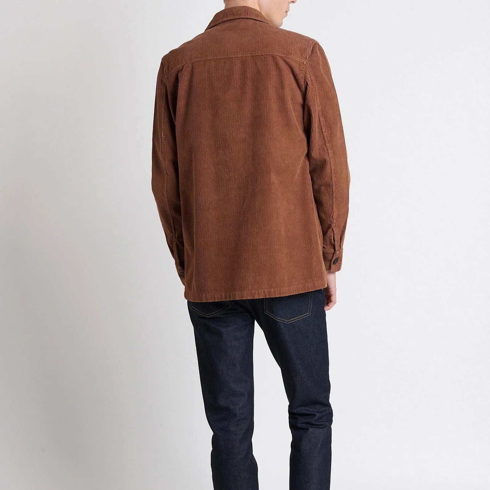 Maison Standards - Veste De Travail Velours - Caramel - Homme - Image 4