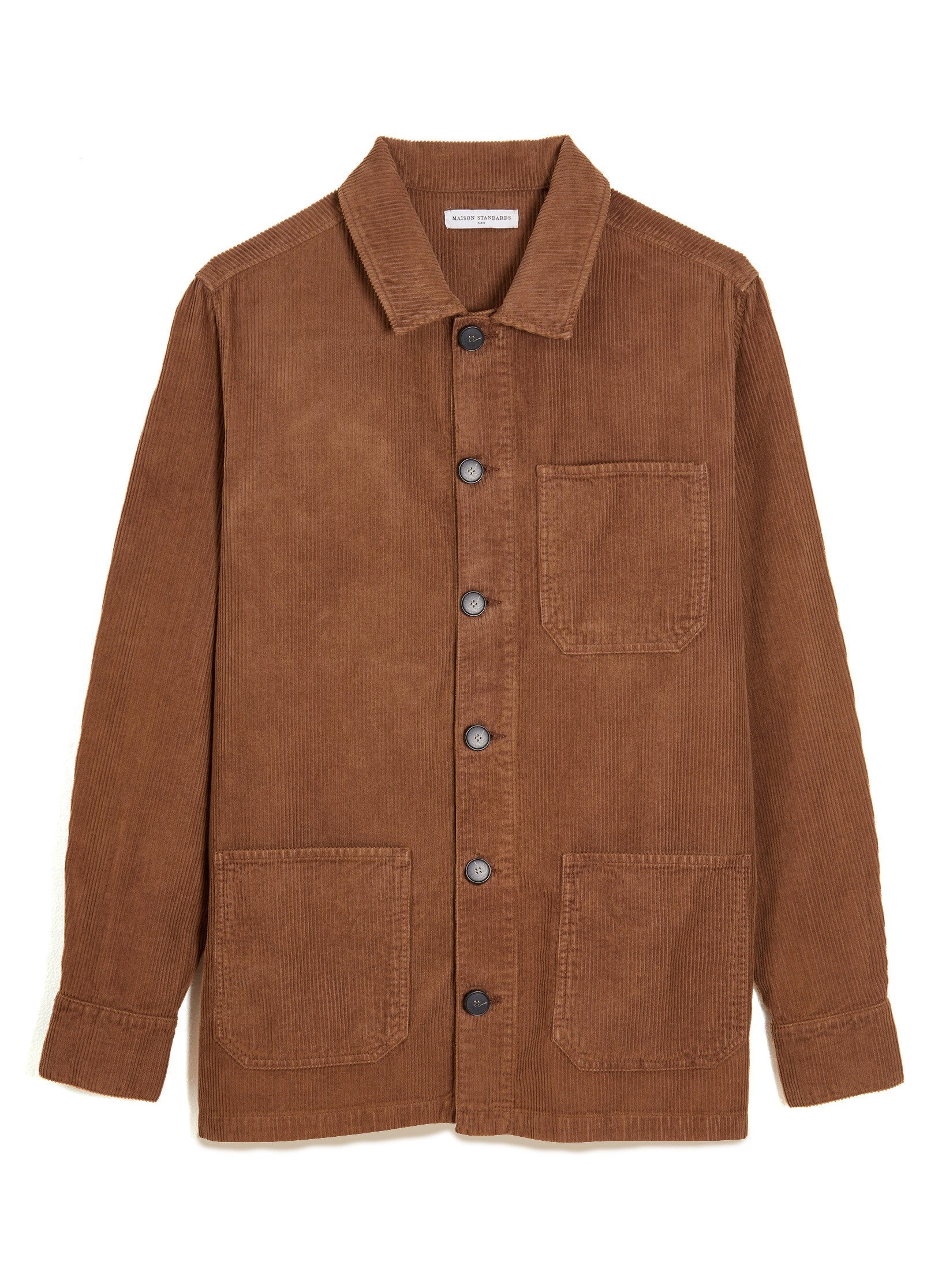 Maison Standards - Veste De Travail Velours - Caramel - Homme - Image 5
