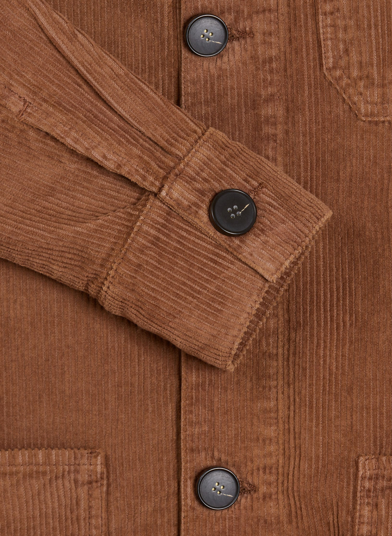 Maison Standards - Veste De Travail Velours - Caramel - Homme - Image 6