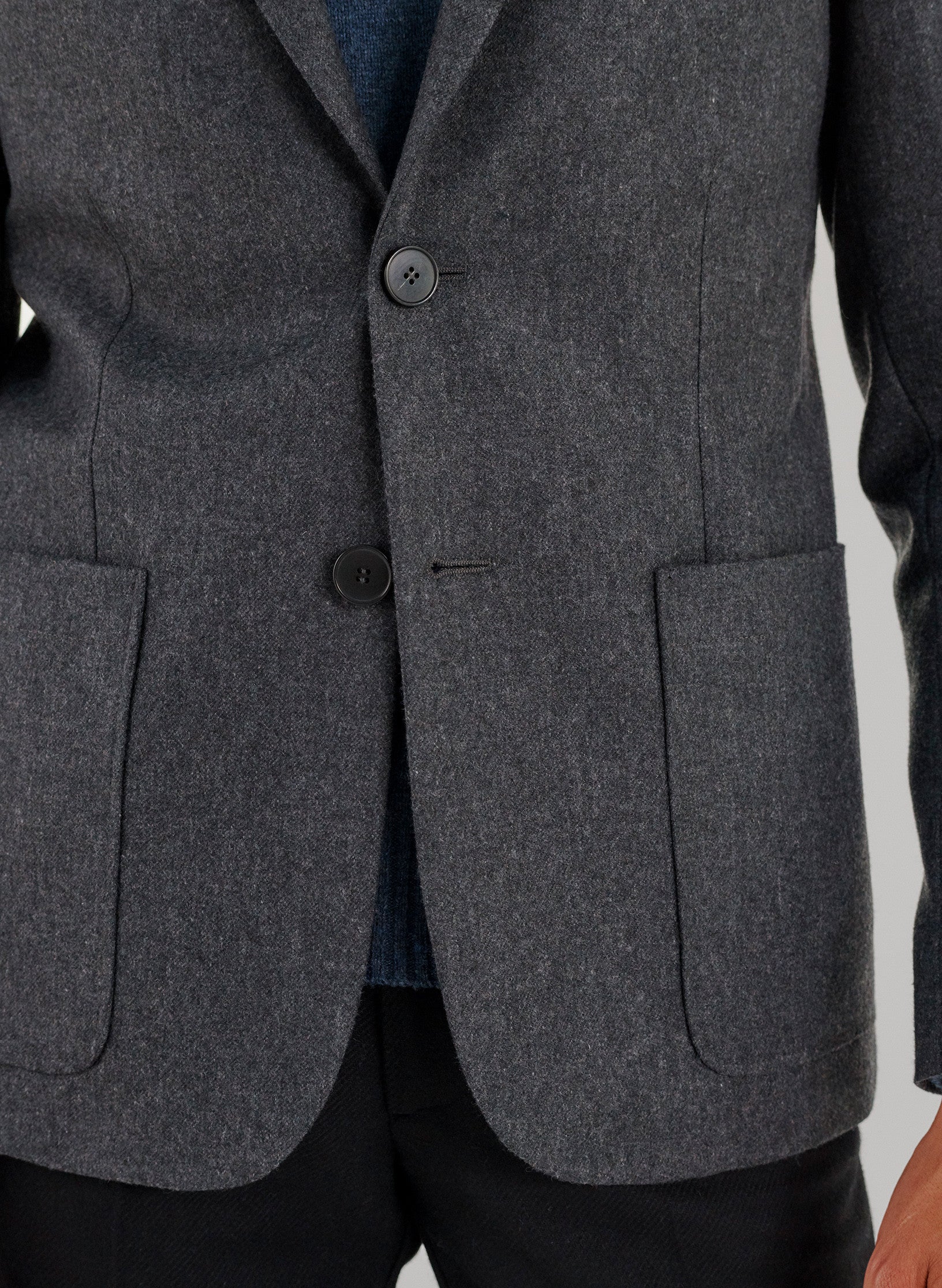 Maison Standards - Veste Flanelle - Gris Chinãƒâ© - Homme - Maison Standards - Image 4