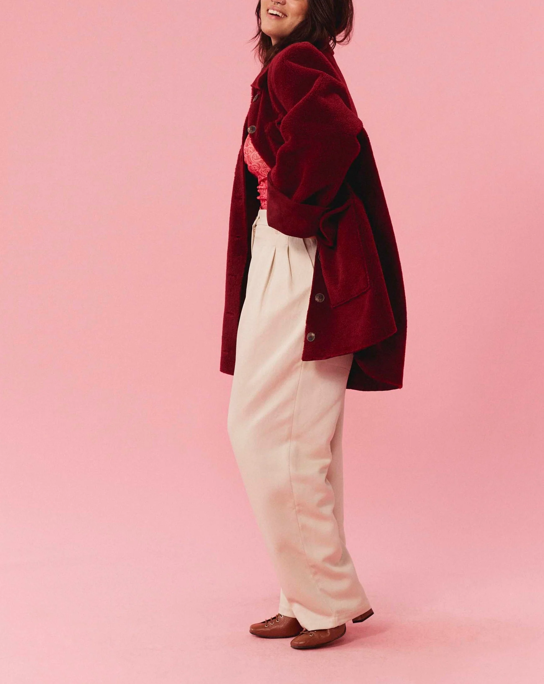 Veste Gabin Moumoute - Bordeaux - Image 5