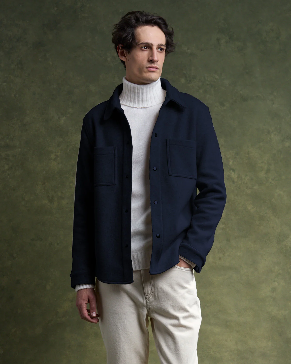 Surchemise Gardella Jersey - Navy - Image 3