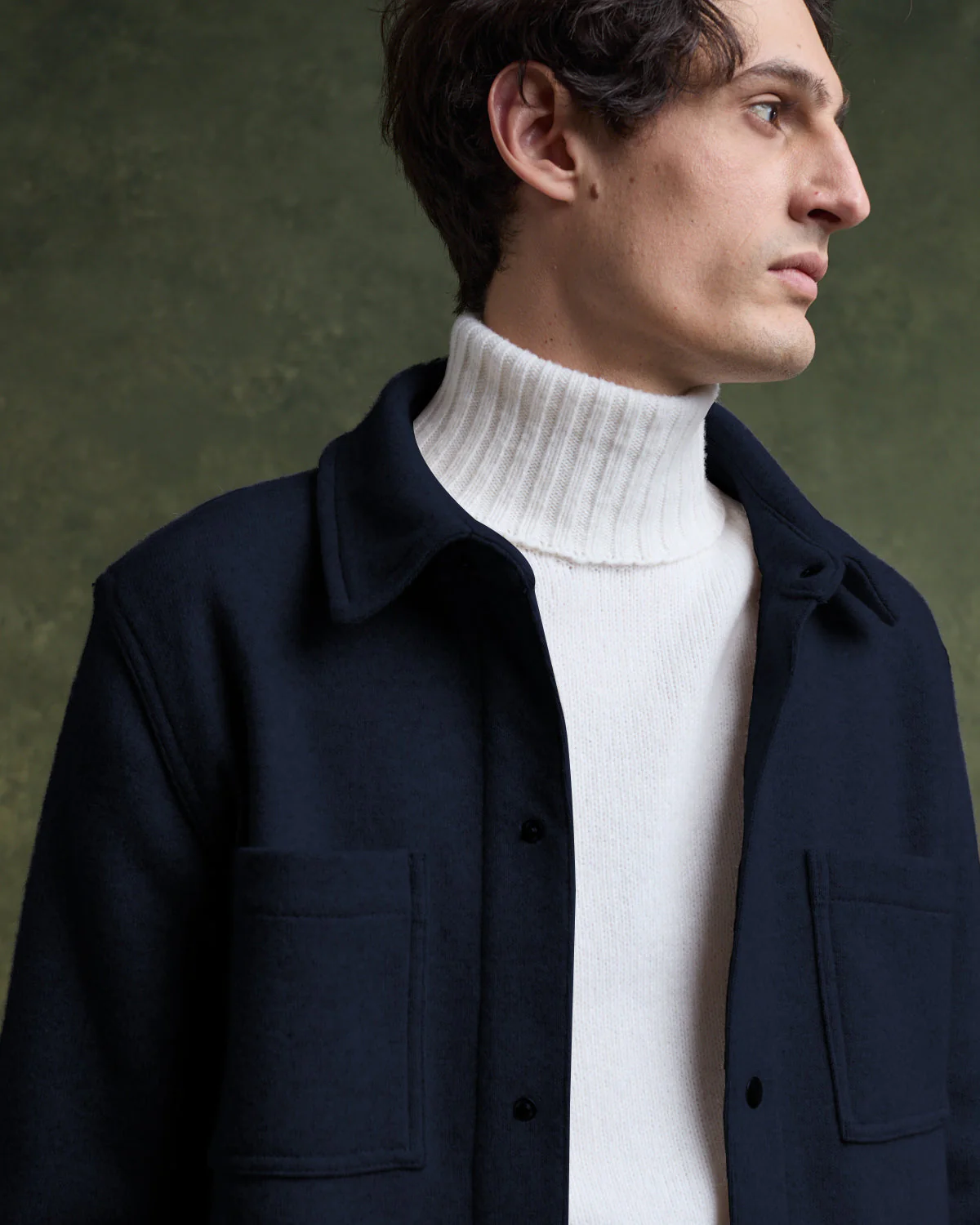 Surchemise Gardella Jersey - Navy - Image 4