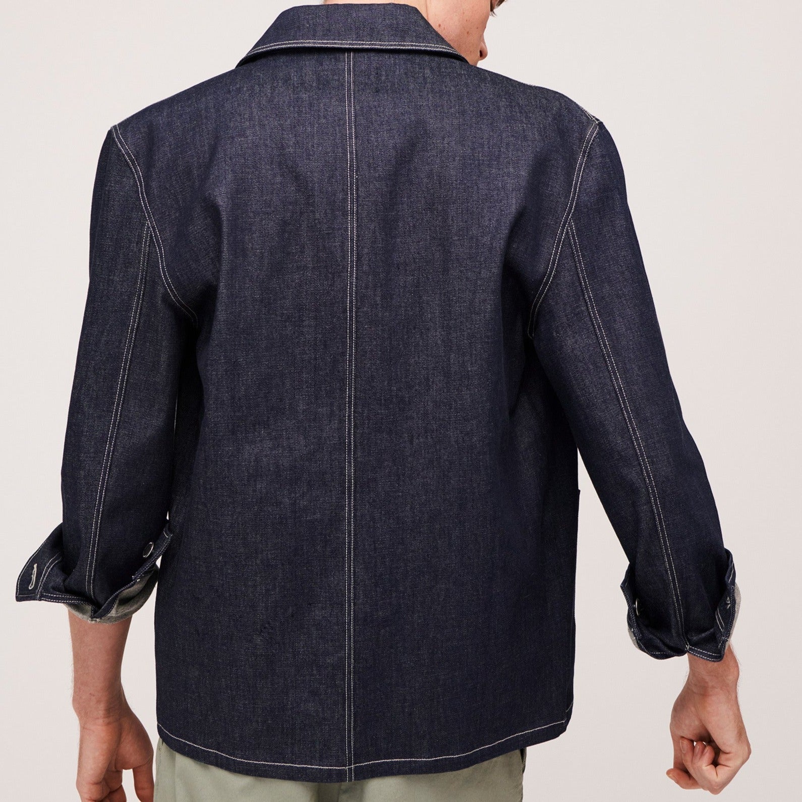 Maison Standards - Maison Standars - Veste Peintre Jean - Bleu Brut - Homme - Image 3