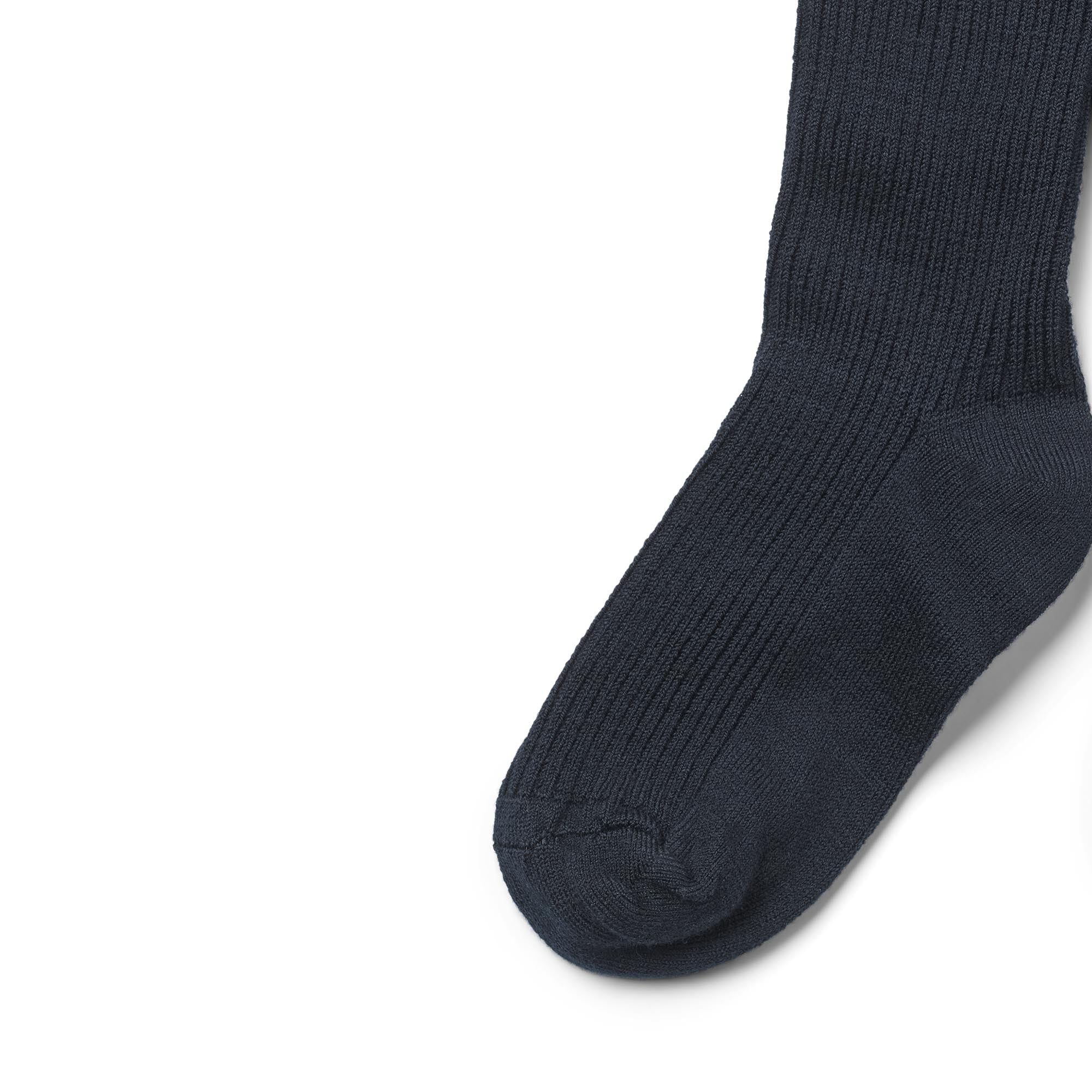 Collants Côtelés En Laine Robin - Navy - Enfant - Image 3