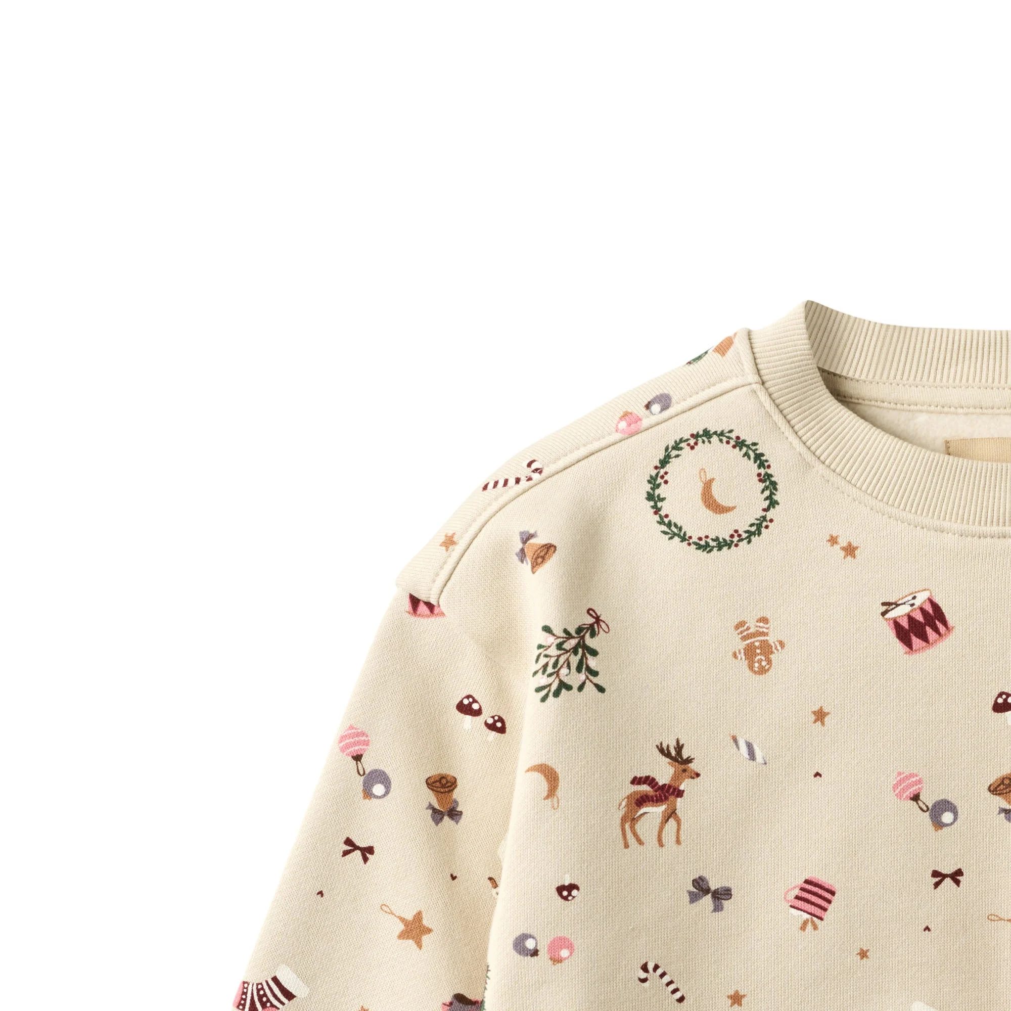 Sweat L/S Elliot - Offwhite Holiday - Enfant - Image 3