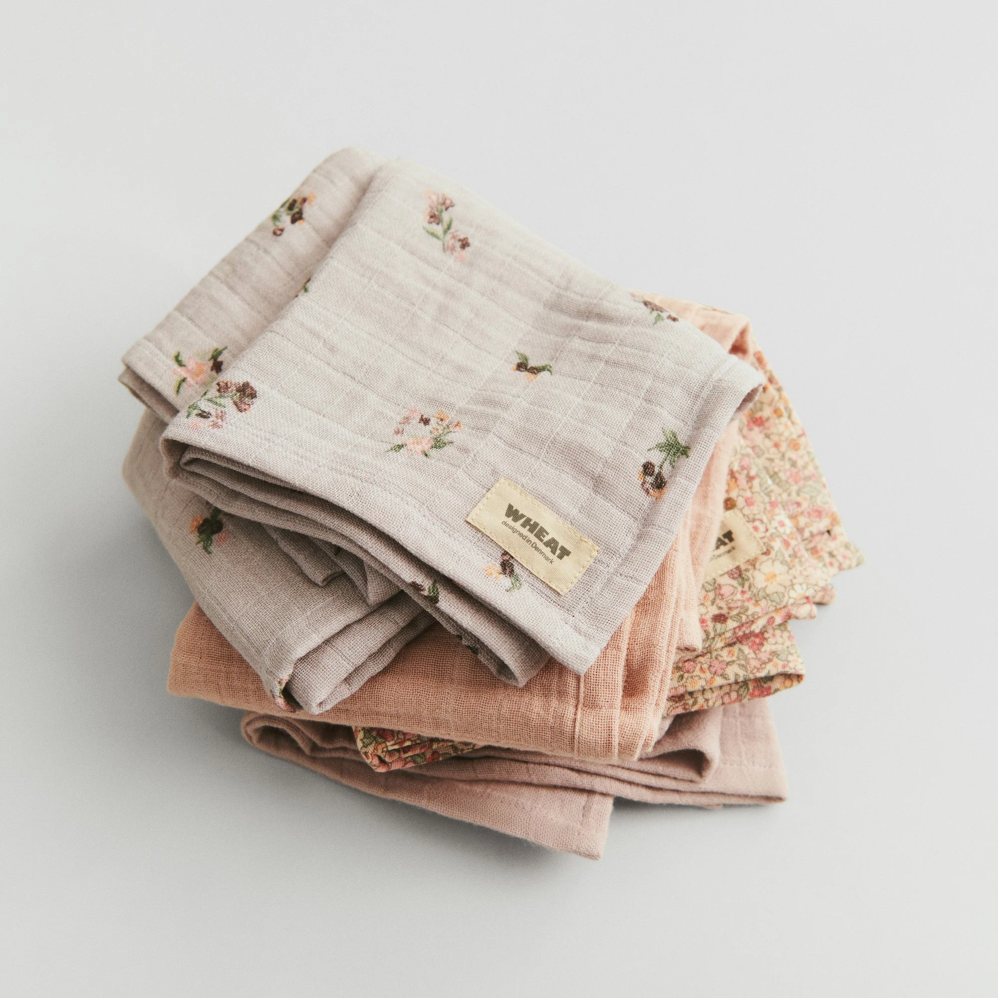 Lot De 2 Mousselines Kaya - Soft Lilac - Bébé - Image 3