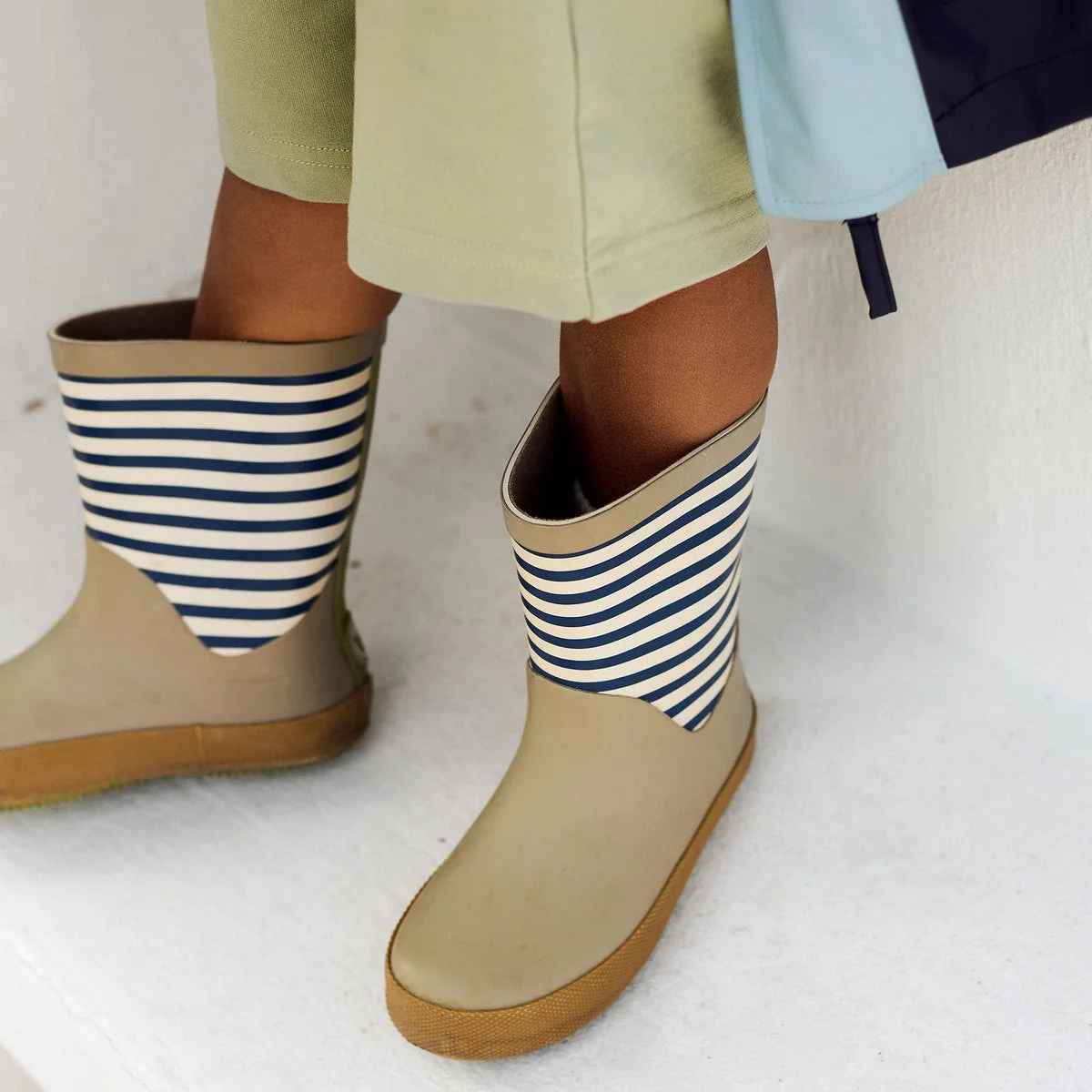 Botte En Caoutchouc Juno - Blue Stripe - Junior - Image 6