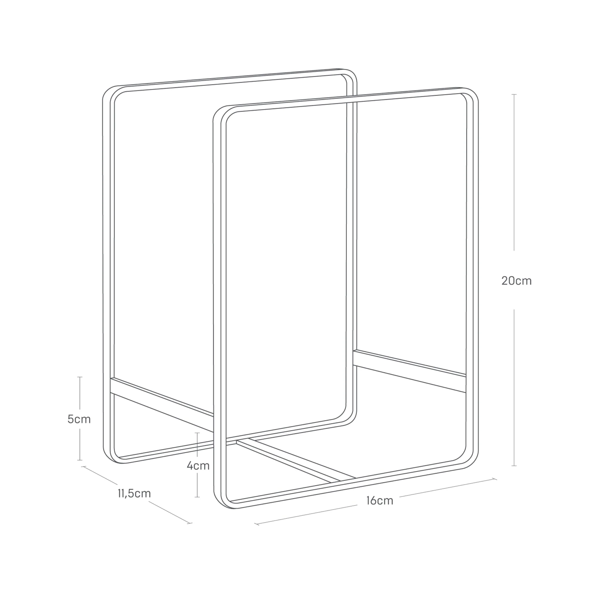 Organisateur De Plats Tower - Blanc - Image 4