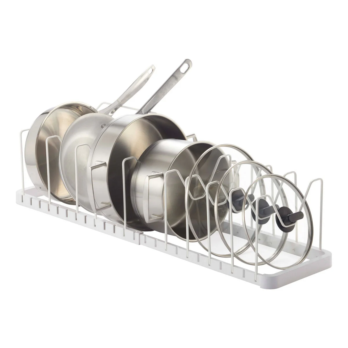 Support Extensible Pour Couvercles & Poêles - Tower - Blanc - Image 10