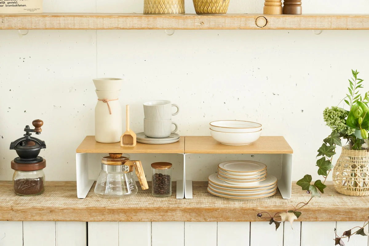 Étagère Empilable Avec Plateau En Bois - Tosca - Blanc - Image 15