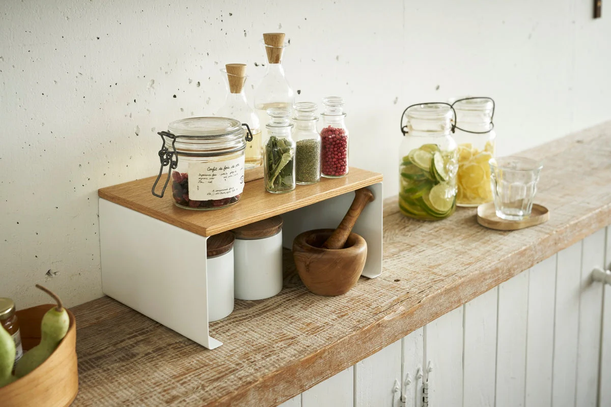 Étagère Empilable Avec Plateau En Bois - Tosca - Blanc - Image 16