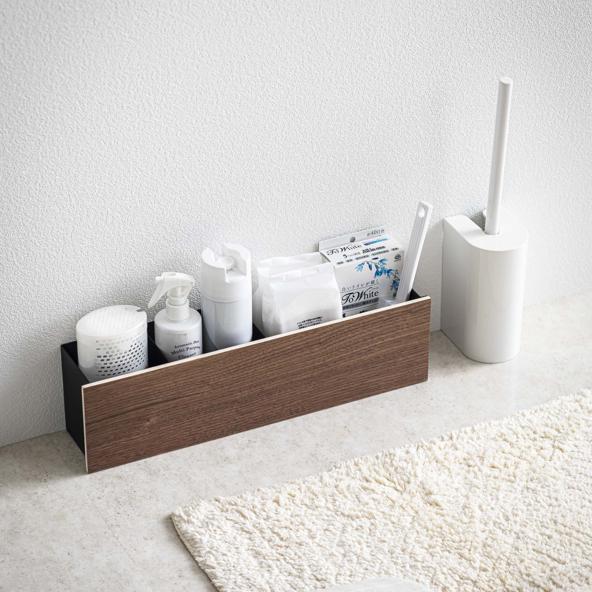 Boîte De Rangement Rin - Noir Et Bois - Image 10