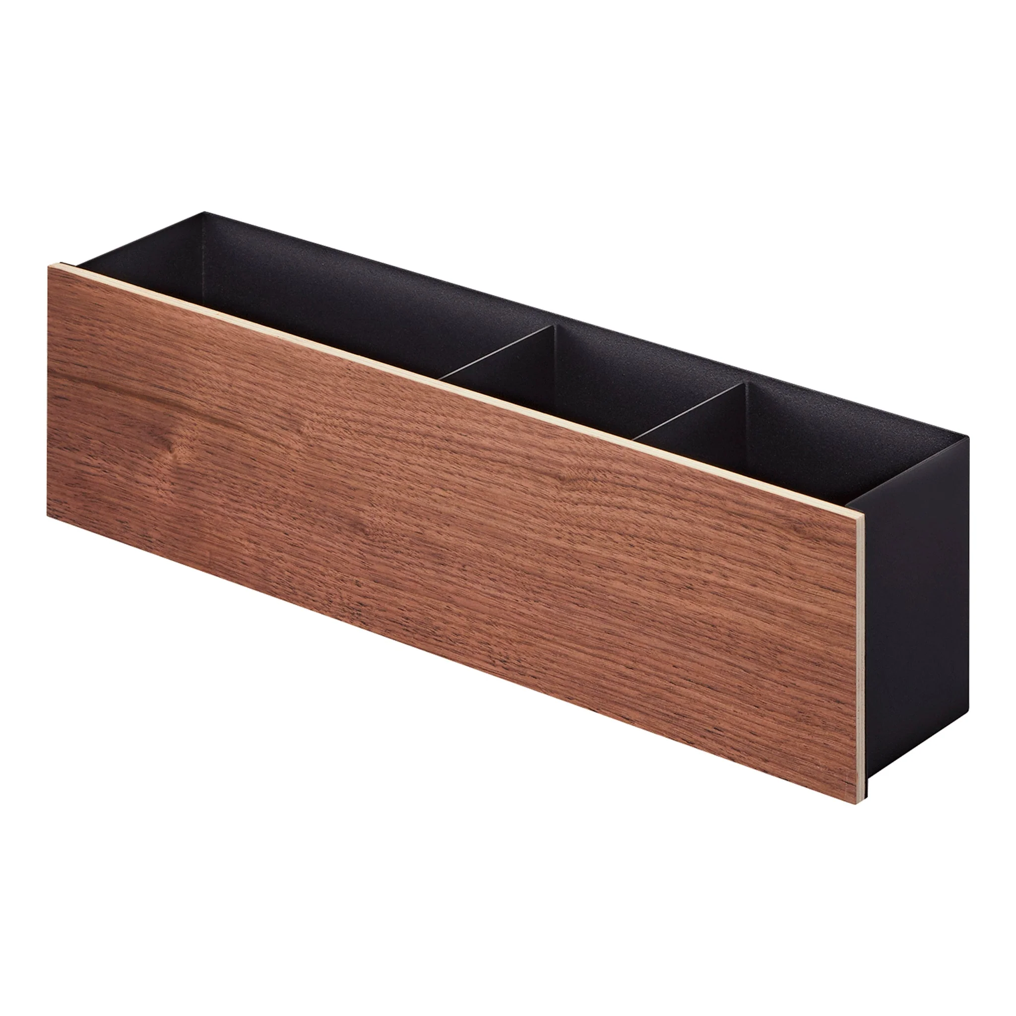 Boîte De Rangement Rin - Noir Et Bois - Image 13