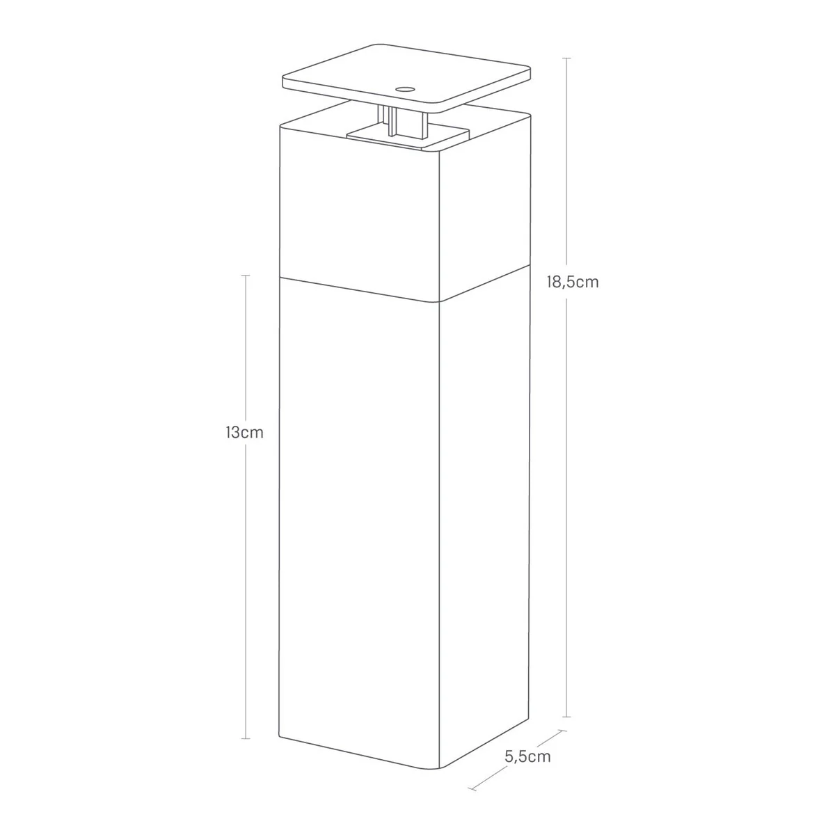 Distributeur De Savon Avec Poussoir - Tower - Blanc - Image 10