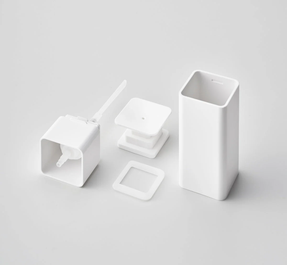 Distributeur De Savon Avec Poussoir - Tower - Blanc - Image 9