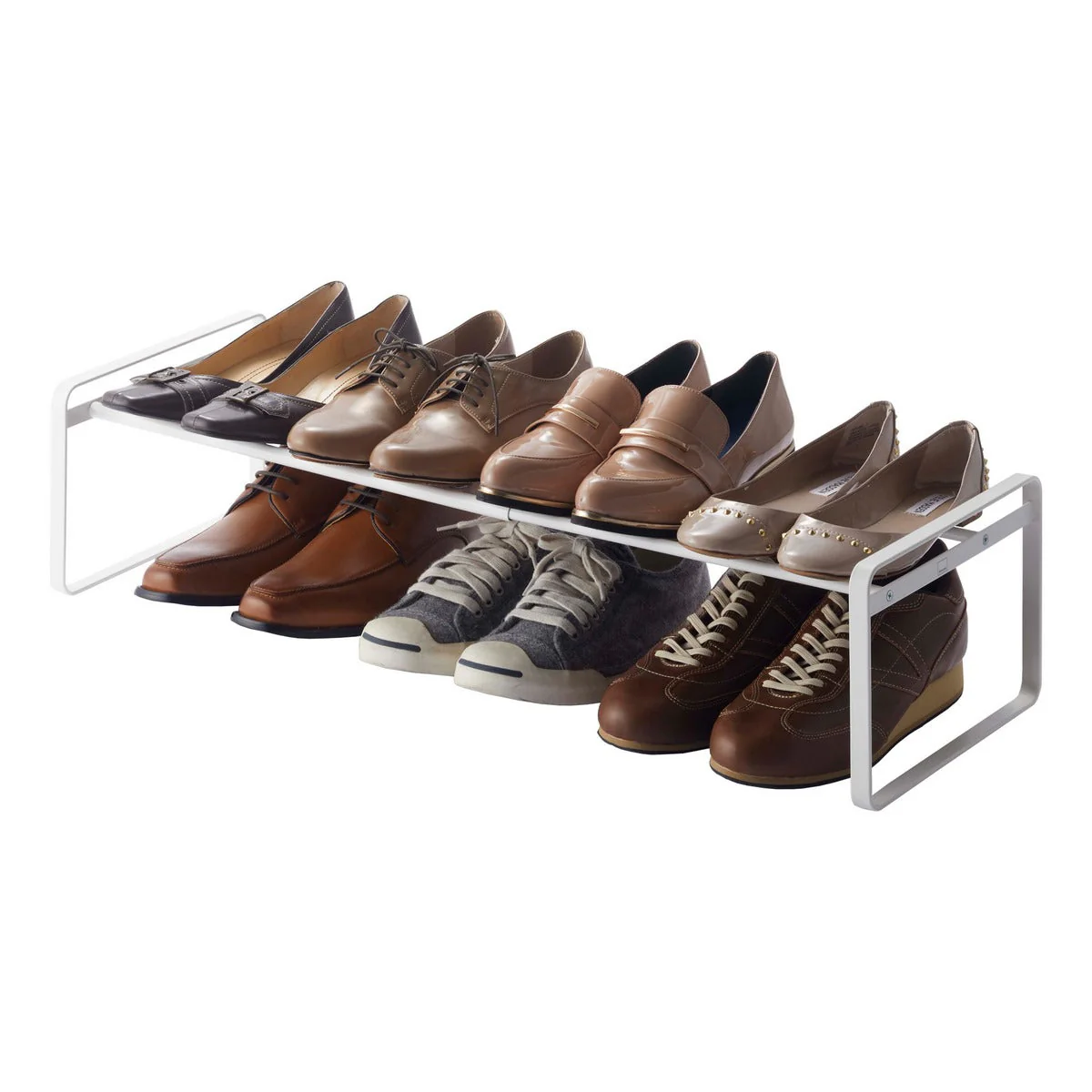 Étagère À Chaussures Extensible - Frame - Blanc - Image 4