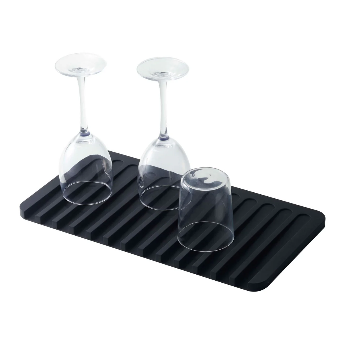 Plateau Égouttoir En Silicone - Noir - Image 4