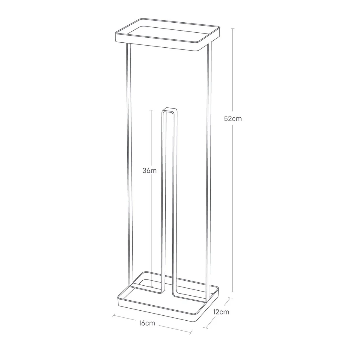 Porte-Papier Toilette - Blanc - Image 2