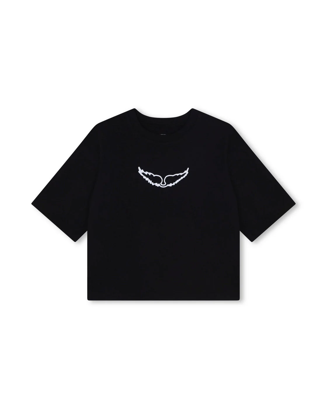 T-Shirt Manches Courtes - B Black - Fille - Image 2