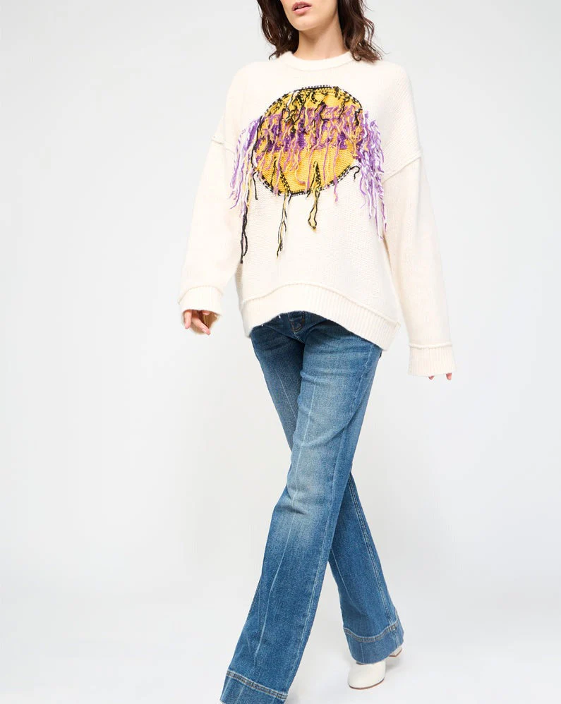 Pull En Cachemire - Ecru - Femme - Image 5