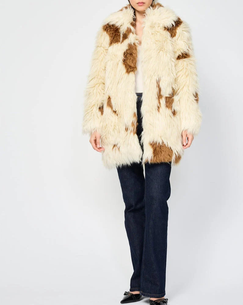 Manteau - Beige - Femme - Image 4