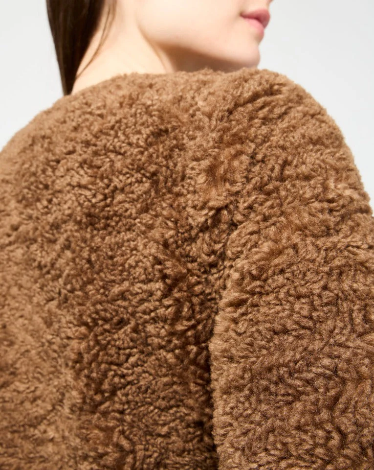 Manteau - Marron - Femme - Image 4