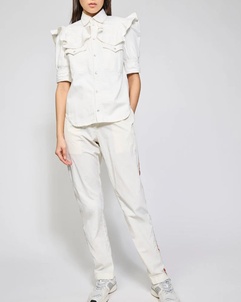 Chemisier - Blanc - Femme - Image 4
