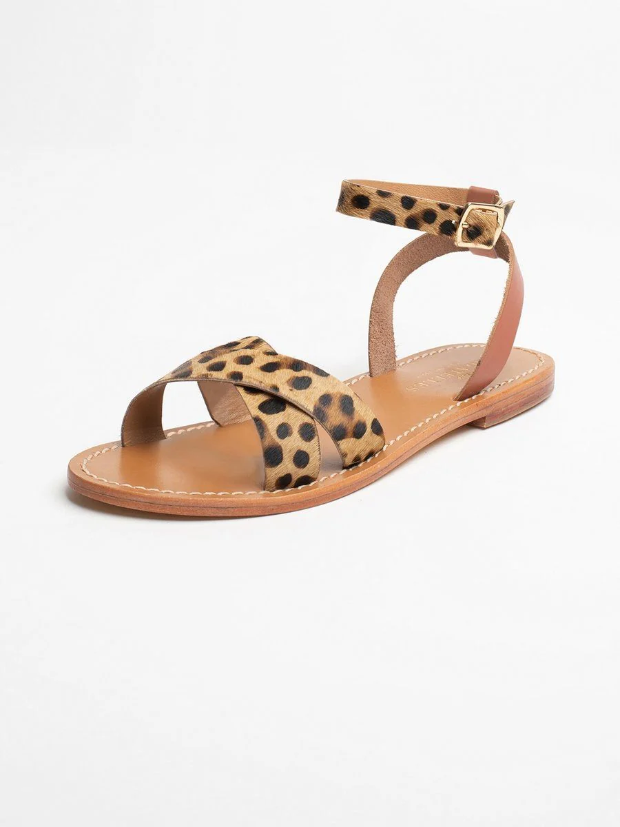 Sandales Brione - Leopard Et Camel - Image 3