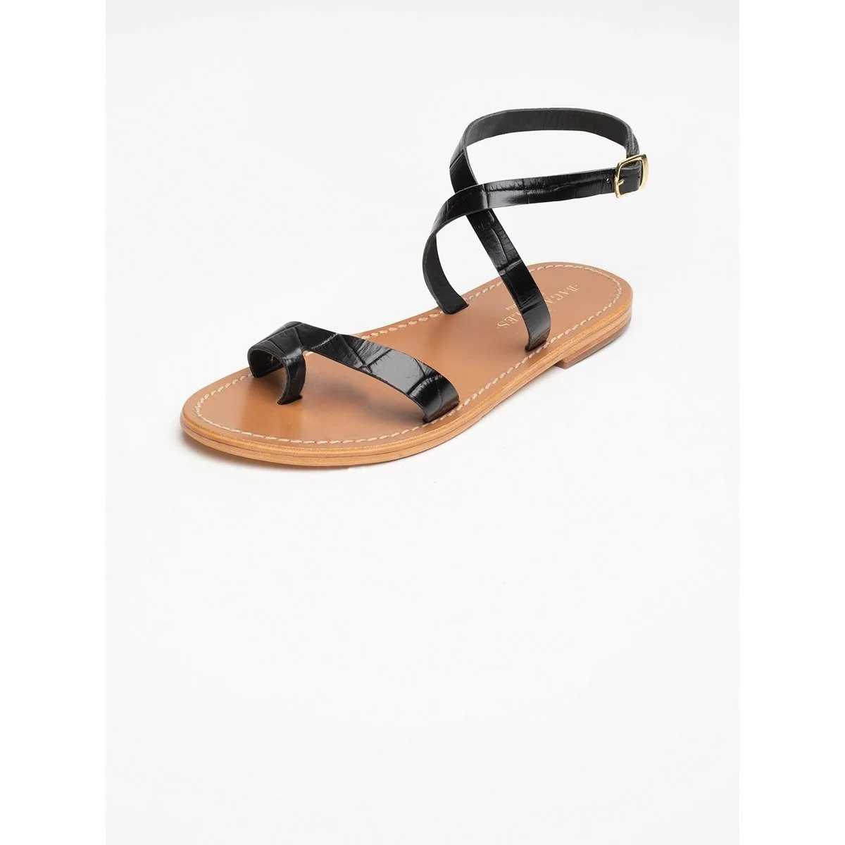 Sandales Sanne - Black Croco - Image 3
