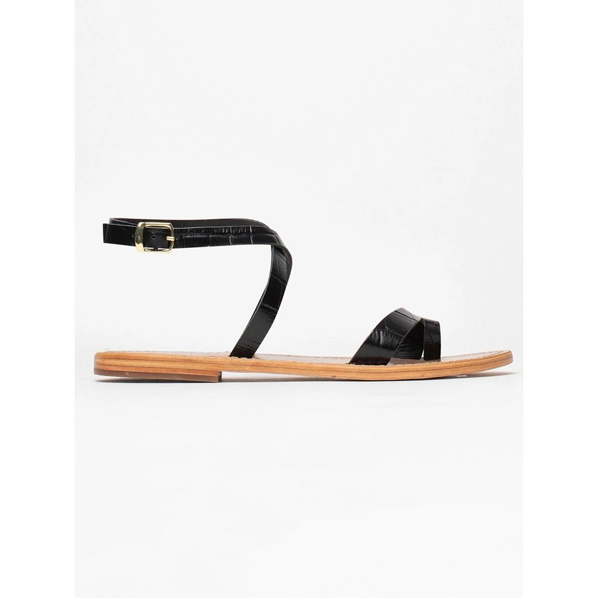 Sandales Sanne - Black Croco - Image 4