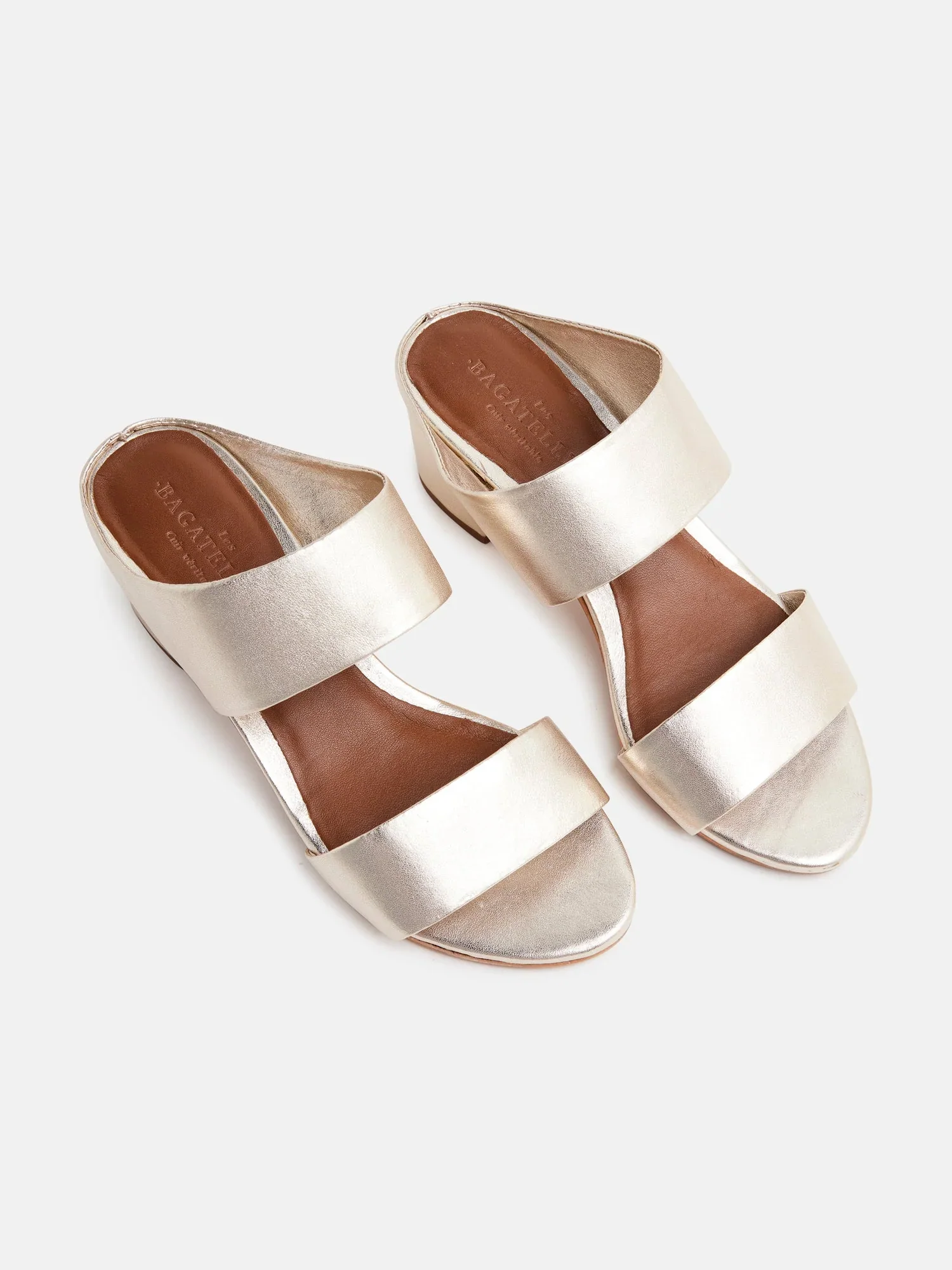 Sandales A Talons Gina - Platinium - Image 2