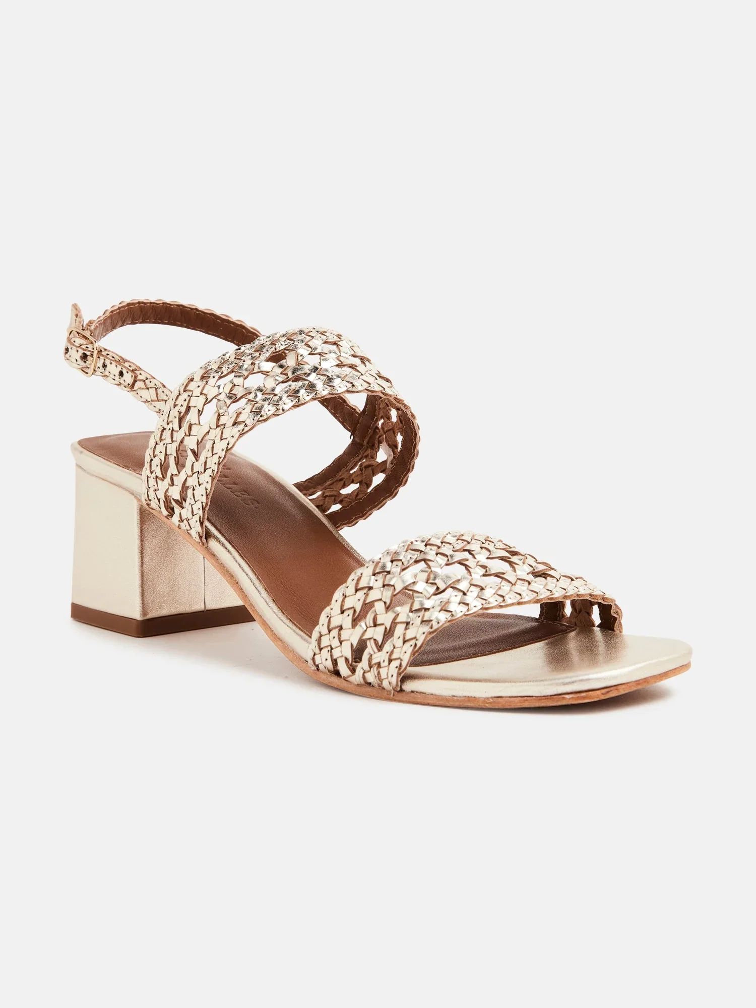 Sandales A Talons Gracy - Doré - Image 3
