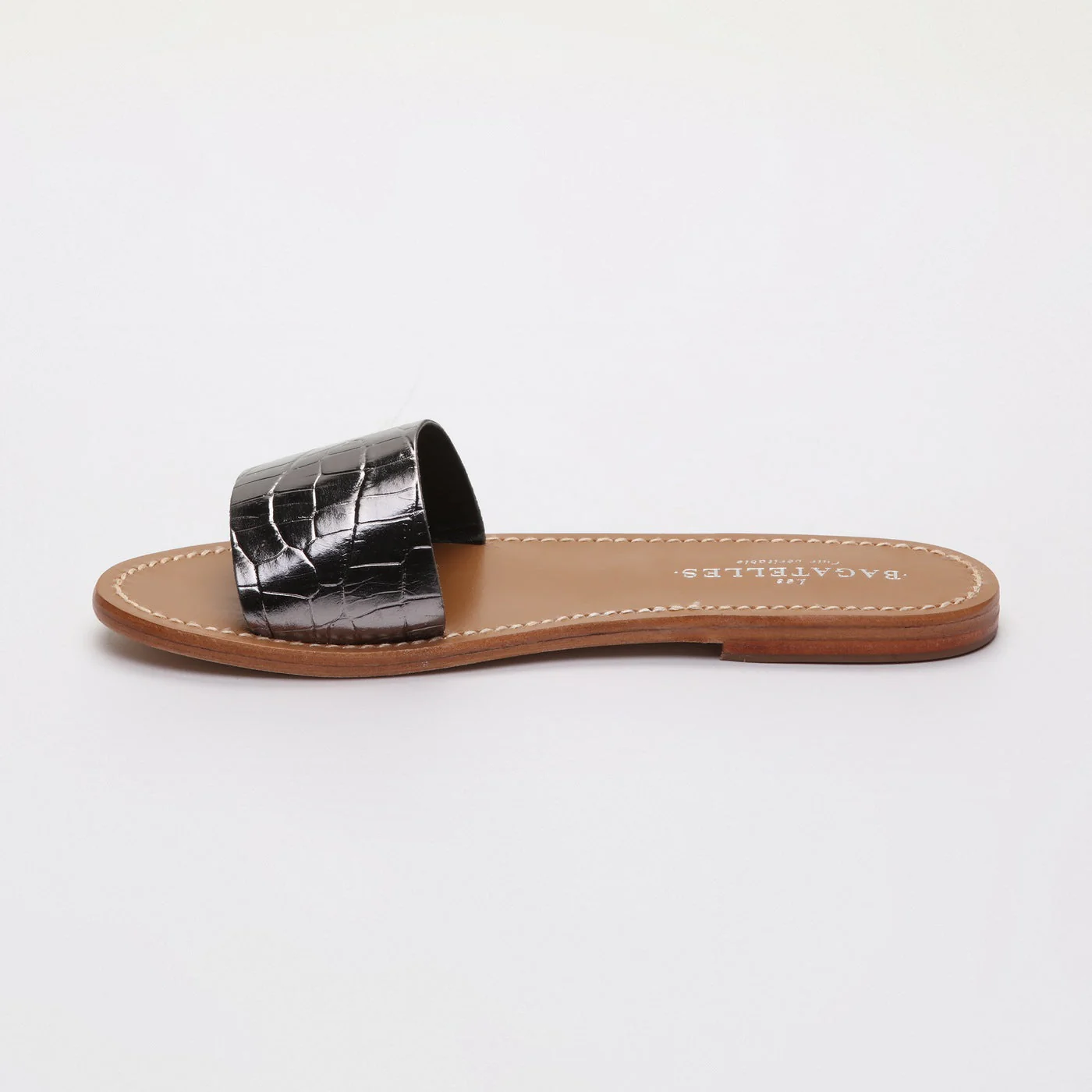 Mules York - Pewter Croco - Image 4