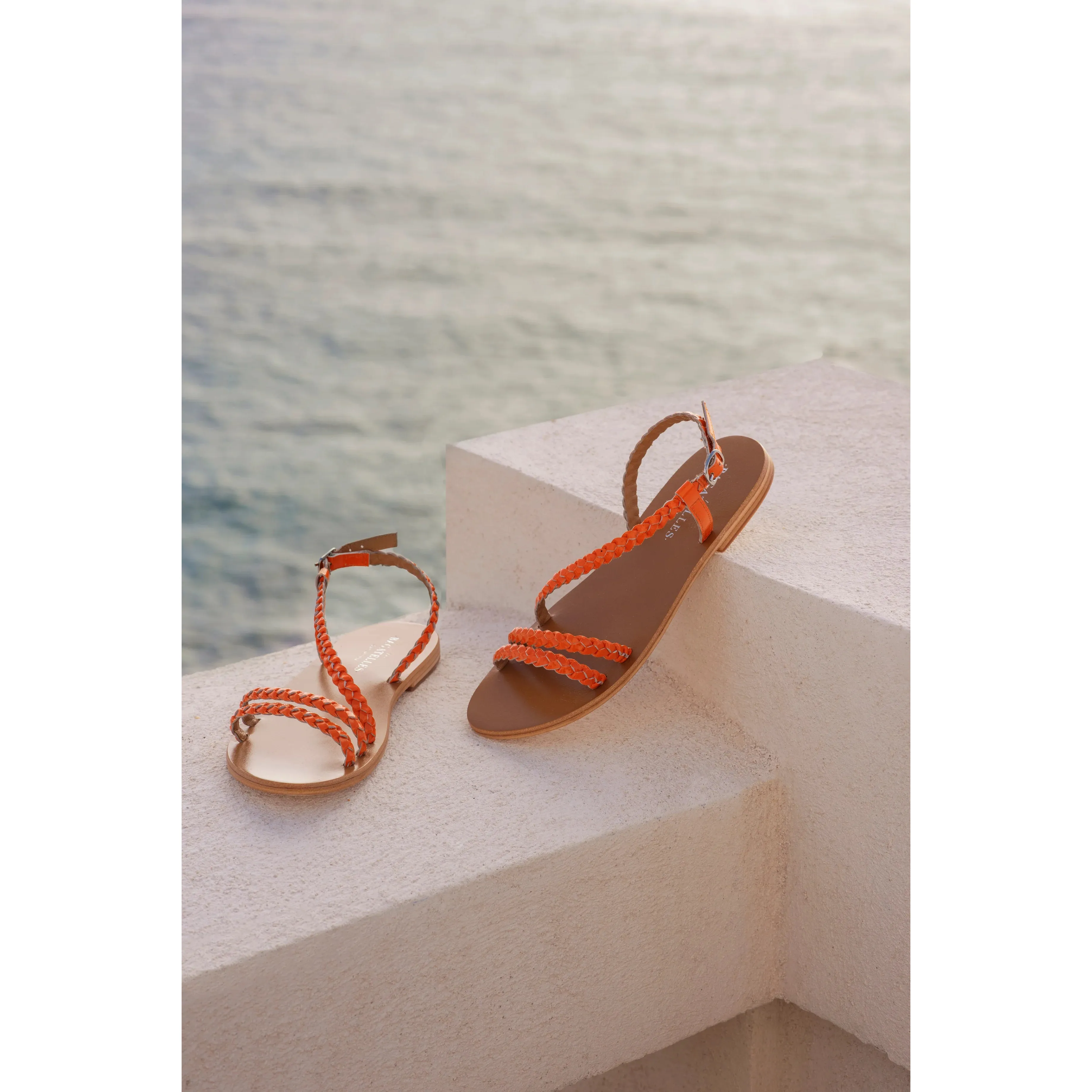 Sandales Abinaya - Orange - Image 2