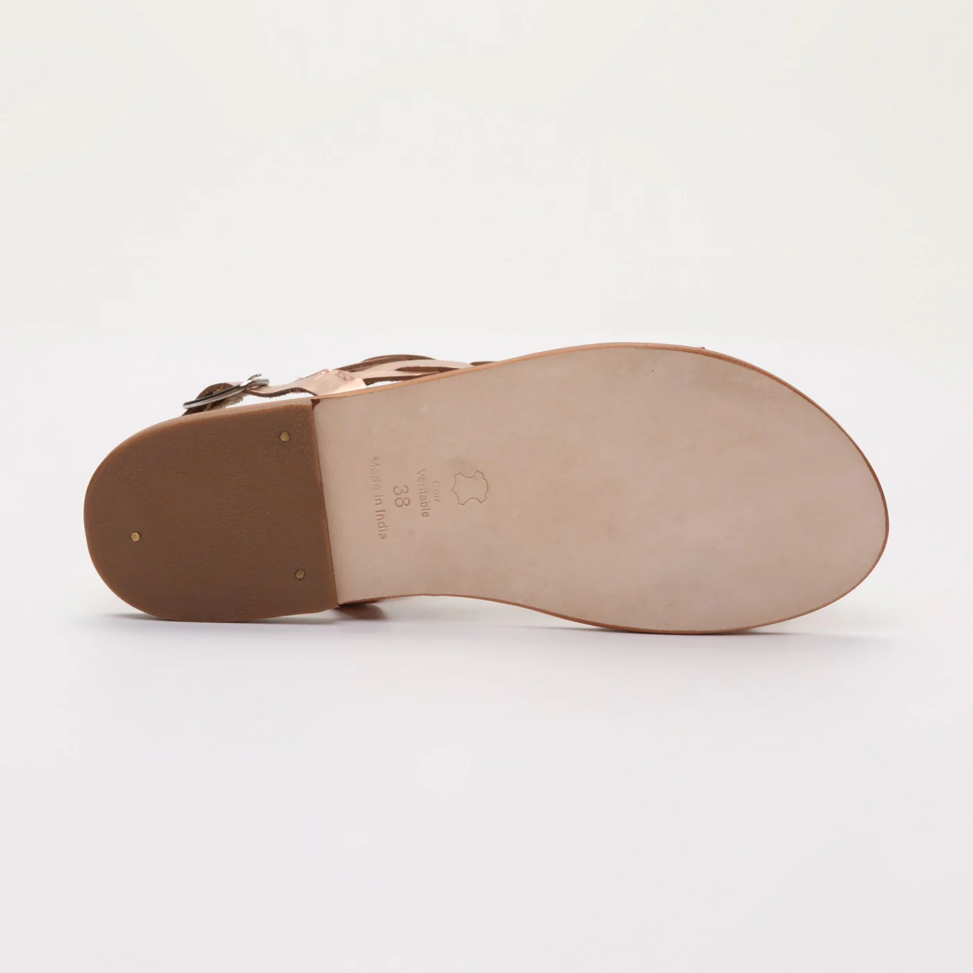 Sandales Plates Arianna Rosegold - Image 2